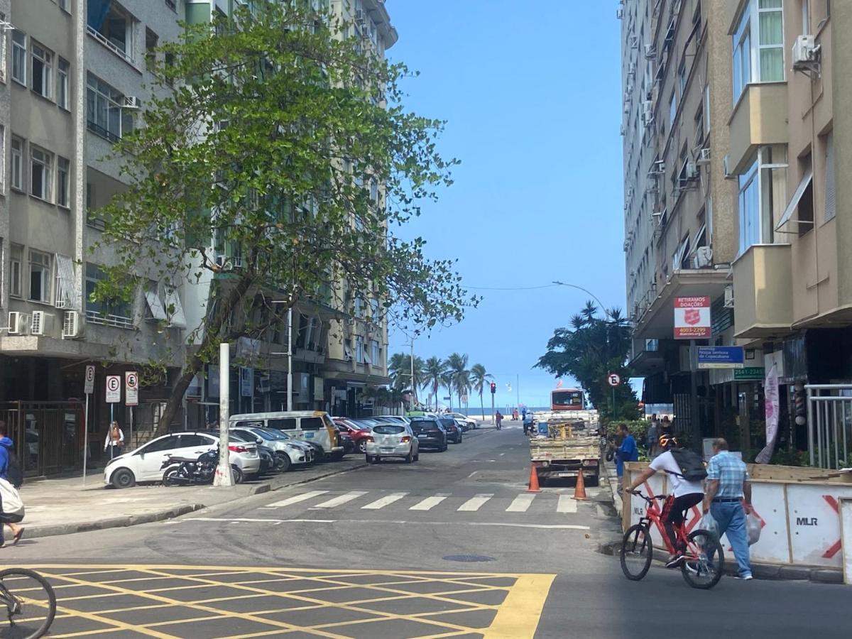 Studio Completo Na Praia De Copacabana Com Ar, Wifi, Netflix, Ate 4 Pessoas, Fundos Claro E Silencioso, Pauloangerami Pj135 Rio de Janeiro Exteriér fotografie